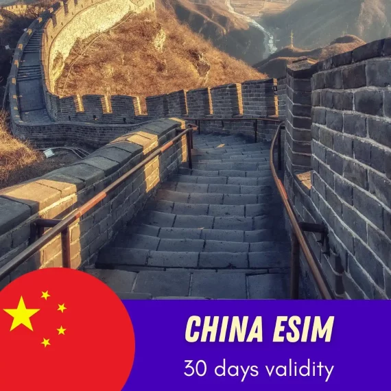 China eSIM 30 days with VPN