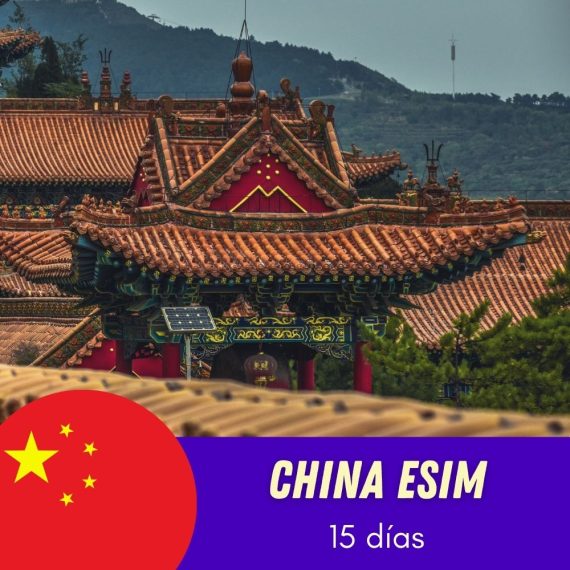 China eSIM 15 días - No requiere VPN