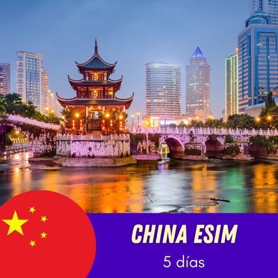 China eSIM 5 días - No requiere VPN