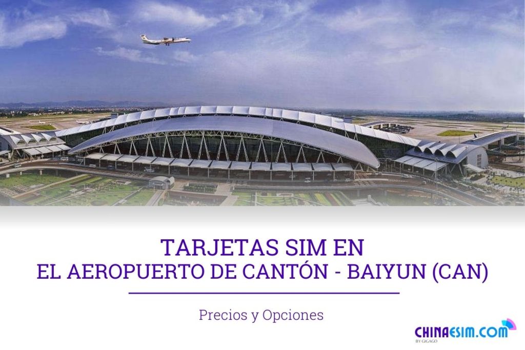 sim en aeropuerto de canton