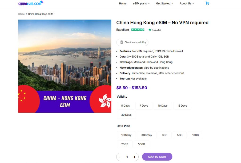 Using China esim can bypass firewall and use facebook while in China