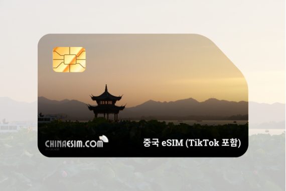 중국 eSIM (TikTok 포함)